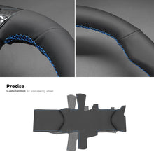 Загрузить изображение в средство просмотра галереи, MEWANT Genuine Leather Car Steering Wheel Cove for BYD Seal 2022 - 2024 - Alcantara, Leather, Carbon Fiber, Easy Install, Non - Slip, Best Steering Wheel Cover