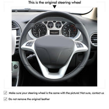Załaduj obraz do przeglądarki galerii, MEWANT Genuine Leather Car Steering Wheel Cove for Lancia Delta / Chrysler Delta - Alcantara, Leather, Carbon Fiber, Easy Install, Non - Slip, Best Steering Wheel Cover