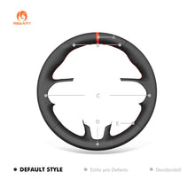 Load image into Gallery viewer, MEWANT Black Leather Suede Car Steering Wheel Cover for Chrysler 300 Pacifica 2018 - 2023 - Alcantara, Leather, Carbon Fiber, Easy Install, Non - Slip, Best Steering Wheel Cover