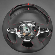 Load image into Gallery viewer, MEWANT Genuine Leather Car Steering Wheel Cove for Dacia Logan/ Sandero/ Duster / Spring - Alcantara, Leather, Carbon Fiber, Easy Install, Non - Slip, Best Steering Wheel Cover