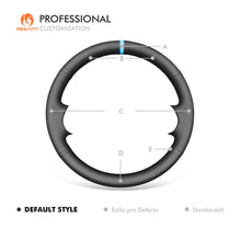 Afbeelding in Gallery-weergave laden, MEWANT Genuine Leather Car Steering Wheel Cove for Genesis GV80 2021 2022 - Alcantara, Leather, Carbon Fiber, Easy Install, Non - Slip, Best Steering Wheel Cover