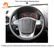 Load image into Gallery viewer, MEWANT Genuine Leather Car Steering Wheel Cove for MG3 2010 - 2016 - Alcantara, Leather, Carbon Fiber, Easy Install, Non - Slip, Best Steering Wheel Cover
