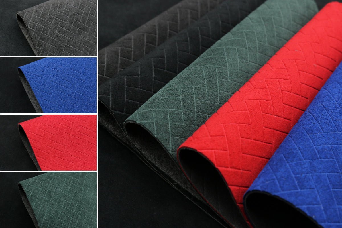 Mewant 3D Style 3005: Custom Alcantara Steering Wheel Cover with Woven No.9 Texture - Mewant Cover