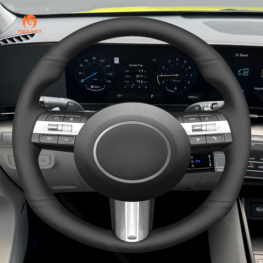 MEWANT Steering Wheel Cover for Hyundai Sonata Kona 2024-2025 / Tucson 2025