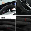 MEWANT Sport Style Alcantara Universal Car Steering Wheel Cover for All As BMW Audi Mercedes Benz VW Subaru Hyundai Kia...