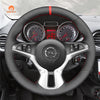 MEWANT Hand Stitch Car Steering Wheel Cover for Opel Adam 2012-2020