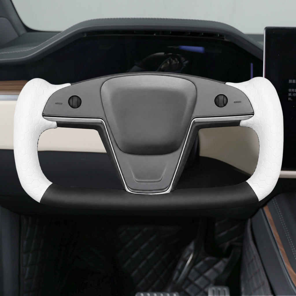 MEWANT Steering Wheel Cover for Tesla Model S Model X 2021-2026-US in stock