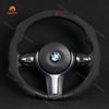 MEWANT Sport Style Universal Car Steering Wheel Cover Fit for All As Audi Subaru Mercedesbenz BMW