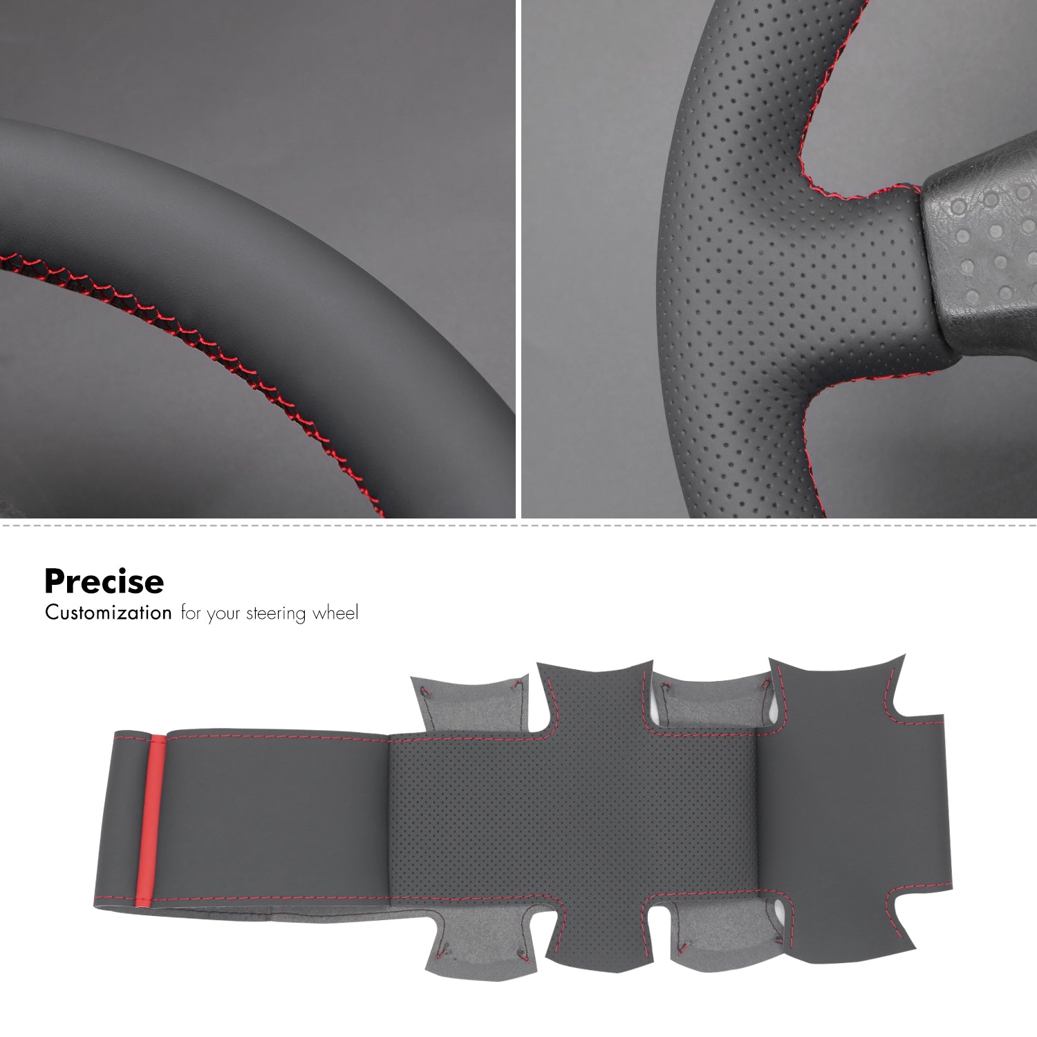 Car steering wheel cover for Nissan Skyline ECR33 R33 GTR 1995-1998