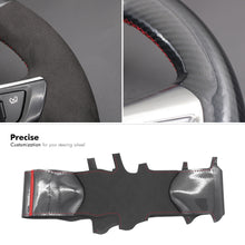 Cargue la imagen en el visor de la Galería, MEWANT Hand Stitch Car Steering Wheel Cover for Opel Adam 2012-2020
