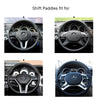 Mewant Aluminum Alloy Carbon Fiber Steering Wheel Shift Paddle for Fits some models from 2012 to 2015