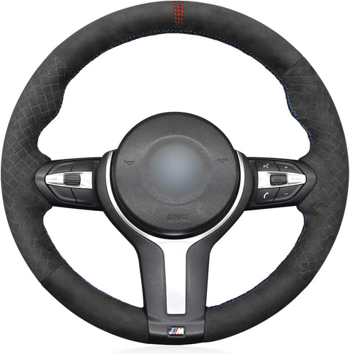 Car steering wheel cover for BMW