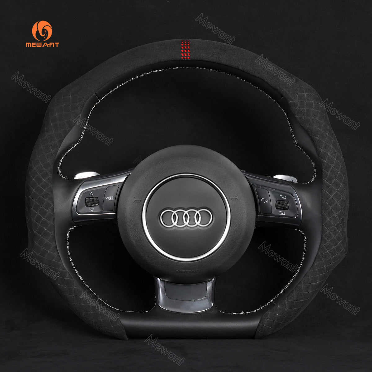MEWANT Sport Style Universal Car Steering Wheel Cover Fit for All As Audi Subaru Mercedesbenz BMW
