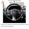 Car Steering Wheel Cover for Suzuki Swift Sport 2005-2011 / Splash 2007-2015