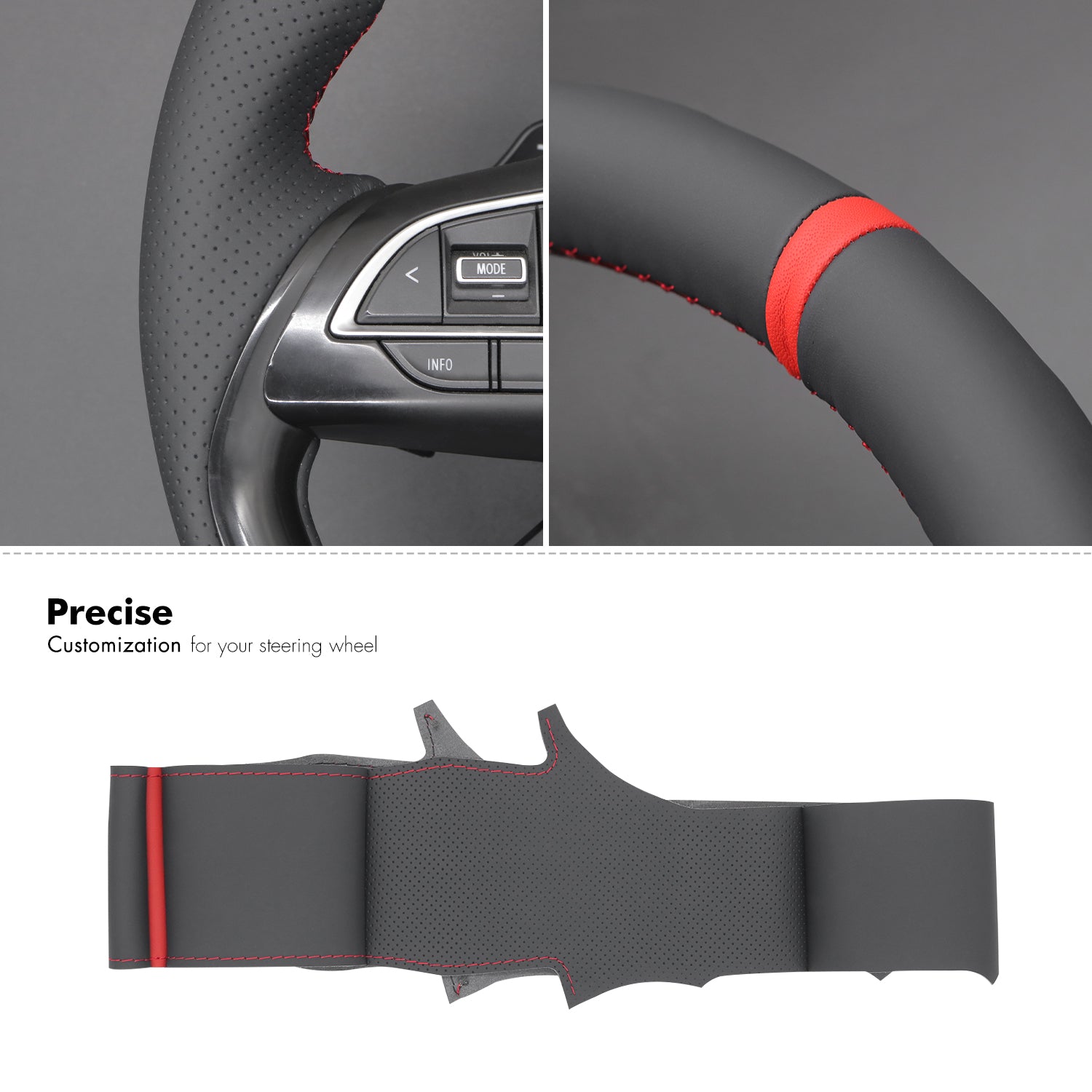 Car Steering Wheel Cover for Suzuki Swift 2008-2021