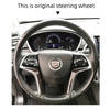 Copertura del volante per auto in vera pelle MEWAN per Cadillac SRX / XTS / Escalade