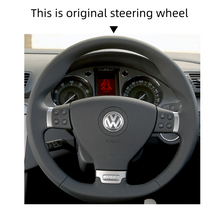 Carica l&#39;immagine nel visualizzatore di Gallery, MEWANT Car Steering Wheel Cover for Volkswagen VW Passat R36
