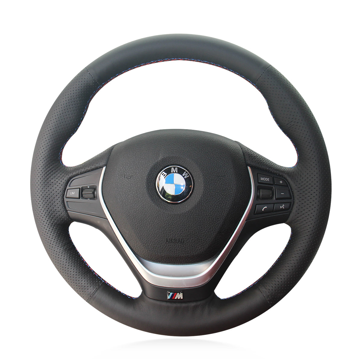 MEWANT Steering Wheel Cover for BMW F20 F21 F22 F23 F30 F31 F32 F33 F36 2012-2020