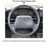 Car Steering Wheel Cover for Toyota 4 Runner 1996-1997 / Avalon 1996-1999 / Tacoma 1995-2000 /  Hilux 1996-2001 / Hiace 1998-2004 / Granvia 1998 / Townace 1997-2000