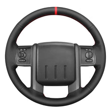 Charger l&#39;image dans la visionneuse de galerie, MEWAN Genuine Leather Car Steering Wheel Cove for Ford Ford F-250 F-350 2011-2016 Expedition 2007-2014
