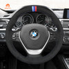 MEWANT Alcantara Car Steering Wheel Cover for BMW 3 Series F30 F34 F22 F23 F32 F33 F36