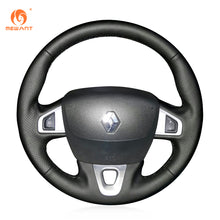 Cargue la imagen en el visor de la Galería, MEWAN Genuine Leather Car Steering Wheel Cove for Renault Megane 3/ Scenic 3 (Grand Scenic)/ Kangoo 2/ Fluence (ZE)
