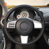 Car steering wheel cover for Mazda 2 2008-2014