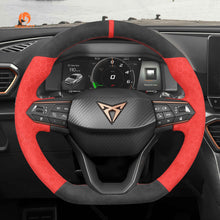 Charger l&#39;image dans la galerie, Car Steering Wheel Cover for Seat Cupra Leon 2020-2021
