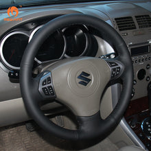 Cargue la imagen en el visor de la Galería, MEWAN Genuine Leather Car Steering Wheel Cove for Suzuki Grand Vitara
