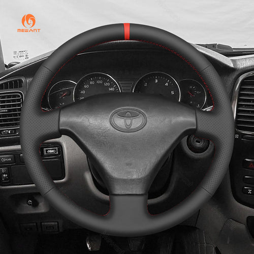 Car Steering Wheel Cover for Toyota Land Cruiser Prado 1996-2002