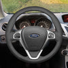 Car steering wheel cover for Ford Fiesta / EcoSport