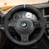 Simplemente lee protector para volante de coche cosido a mano para BMW M Sport E46 330i 330Ci / E39 540i 525i 530i / M3 E46 / M5 E39