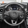 MEWANT Hand Stitch Alcantara Car Steering Wheel Cover for Mercedes Benz W205 C117 C218 W213 X156 X253 C253 W166 X166 W447