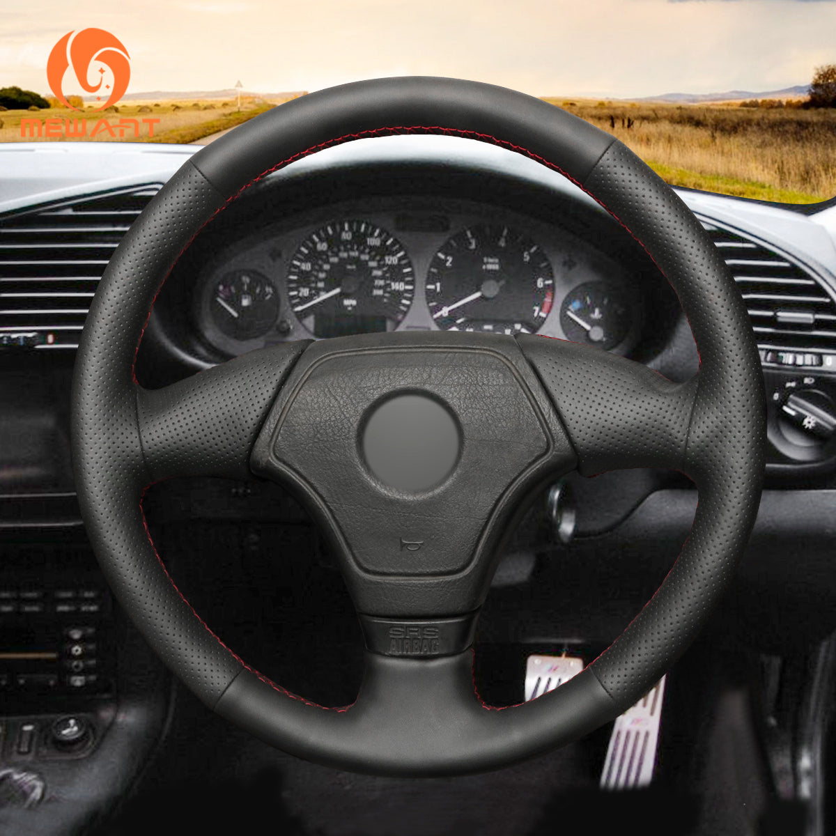 MEWANT Steering Wheel Cove for BMW 3/5/8 Series E36 E46 E39 E31 1995-2000