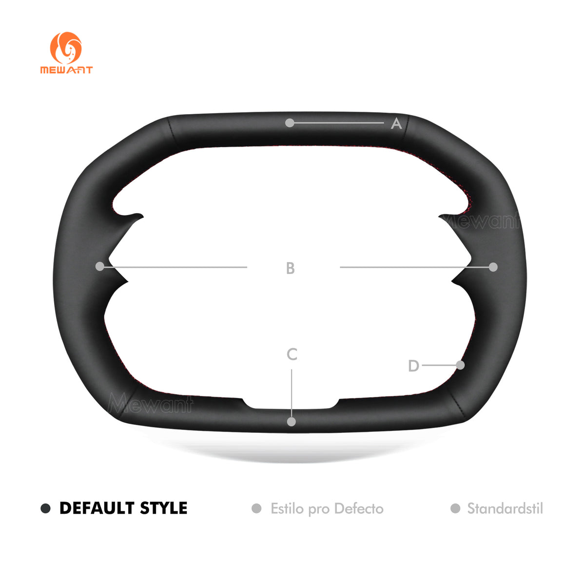 MEWANT Steering Wheel Cover for Tesla Cybertruck 2023-2026