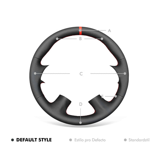 MEWAN Genuine Leather Car Steering Wheel Cove for Chevrolet Impala 2014 -2020