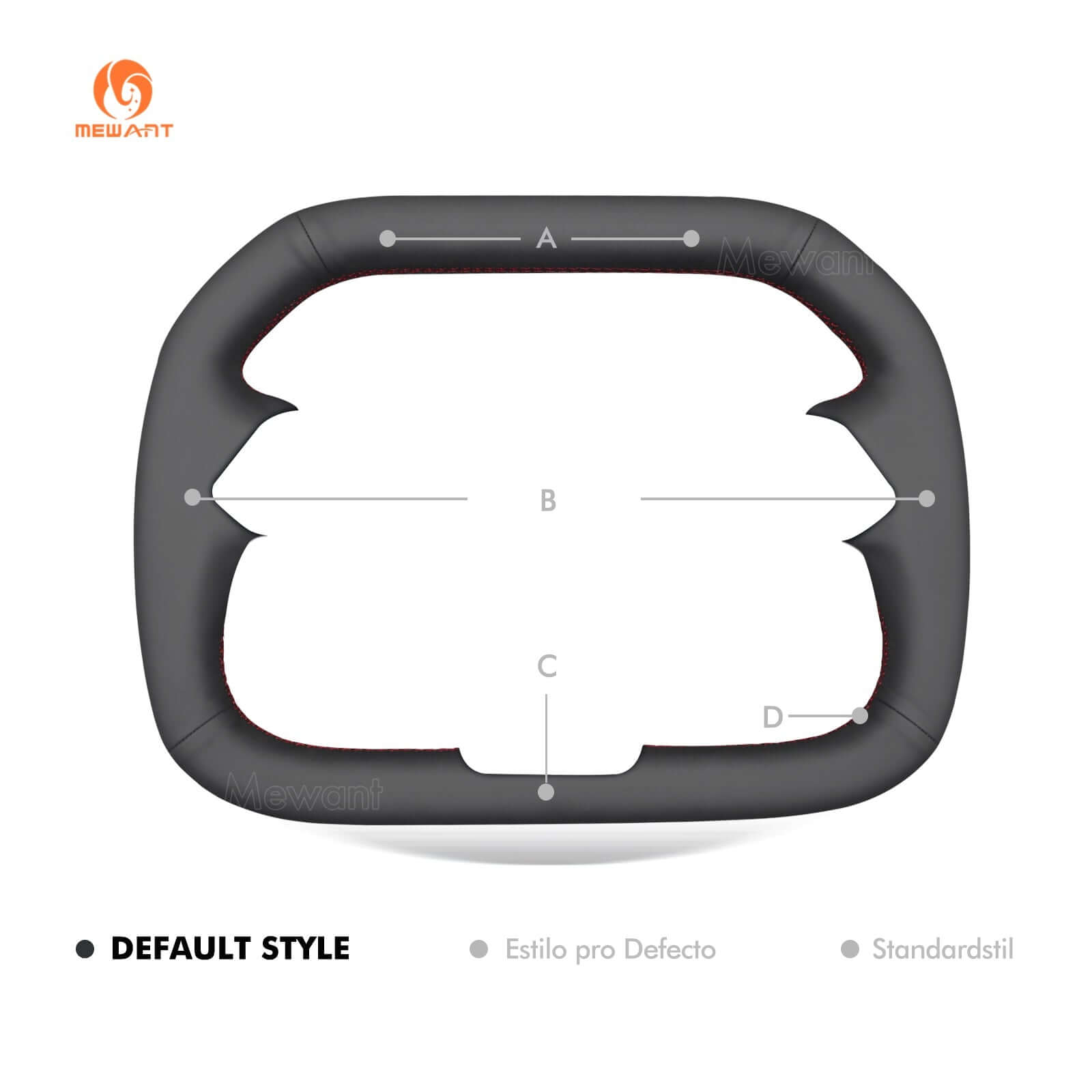 MEWANT Steering Wheel Cover for Tesla Cybertruck 2023-2026