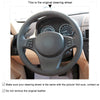 Car Steering Wheel Cover for BMW X3 E83 2007 2008 2009 2010 / X5 E53 2000-2006