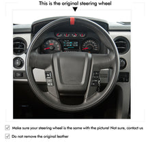 Load image into Gallery viewer, Car Steering Wheel Cover for Ford F-150 F150 Raptor 2010-2015
