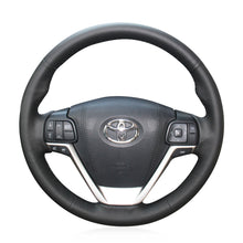 Load image into Gallery viewer, MEWAN Genuine Leather Car Steering Wheel Cove for Toyota Highlander/ Sienna
