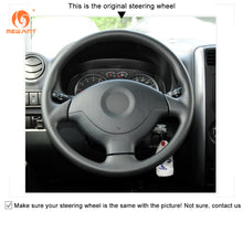 Carica l&#39;immagine nel visualizzatore di Gallery, MEWAN Genuine Leather Car Steering Wheel Cove for Suzuki Jimny
