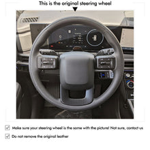 Charger l&#39;image dans la visionneuse de galerie, MEWANT Hand Stitch Car Steering Wheel Cover for Hyundai Santa Fe 2024
