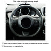 MEWANTCar Steering Wheel Cover for Fiat 500X 2014-2021