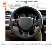 Cargue la imagen en el visor de la Galería, Car Steering Wheel Cover for Suzuki Baleno 2016-2019 /Suzuki Alivio 2015-2019
