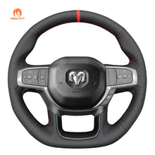 Carica l&#39;immagine nel visualizzatore Galleria, MEWANT Hand Stitch Car Steering Wheel Cover for Dodge Ram 1500 TRX 2021-2024
