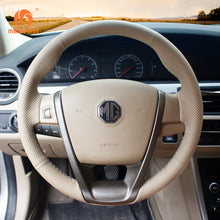 Cargue la imagen en el visor de la Galería, MEWAN Genuine Leather Car Steering Wheel Cove for MG6 2010-2016
