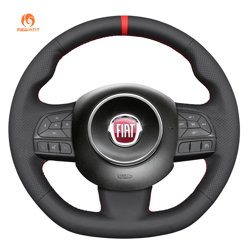 MEWANTCar Steering Wheel Cover for Fiat 500X 2014-2021