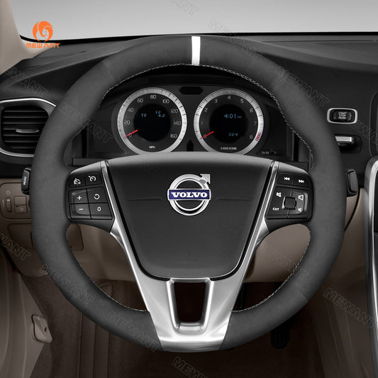 Car steering wheel cover for Volvo S60 / V40 / V60 / V70 / 2014 XC60