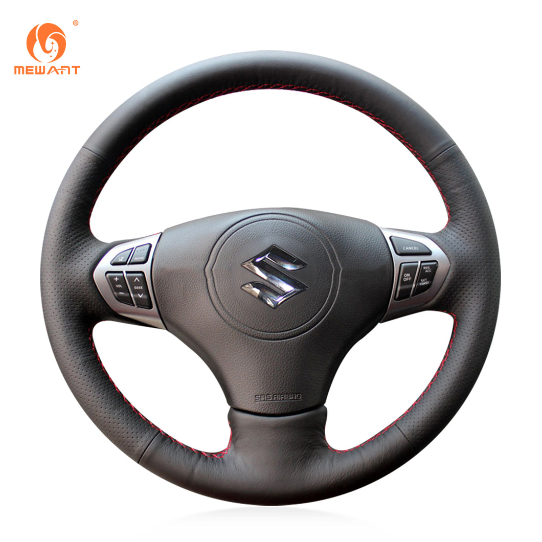 MEWAN Genuine Leather Car Steering Wheel Cove for Suzuki Grand Vitara