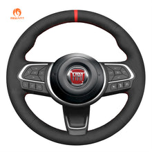 Carica l&#39;immagine nel visualizzatore Galleria, MEWAN Genuine Leather Car Steering Wheel Cove for Fiat 500X 2022-2024
